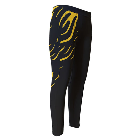 Scorpio Rising Men's Compression Pants with Tail Strike Design | High-Stretch Fabric